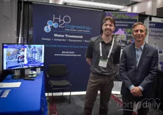 Austin Sneller & Jeffery D Martens with H2O Engineering. The name might reveal it: they offer solutions for water treatment.