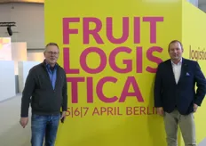 Dirk Muehlenweg and Christian Schroder from Knauf Performance Materials GmbH, a producer and supplier of perlite for the horticulture industries.